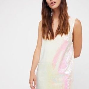FREE PEOPLE Intimately Embellished Sequin Shift